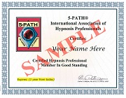 5-PATH® IAHP Certificate Sample