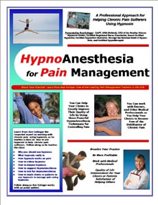 Hypnoanesthesia for Pain Management Video Training Hypnoanesthesia for Pain Management DVD