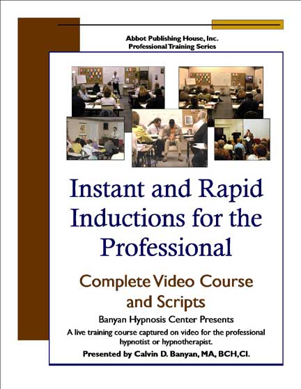 Instant Rapid Inductions for the Professional DVD Cover