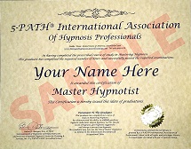 Master Hypnotist Certification