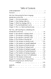 The Secret Language of Feelings Table of Contents